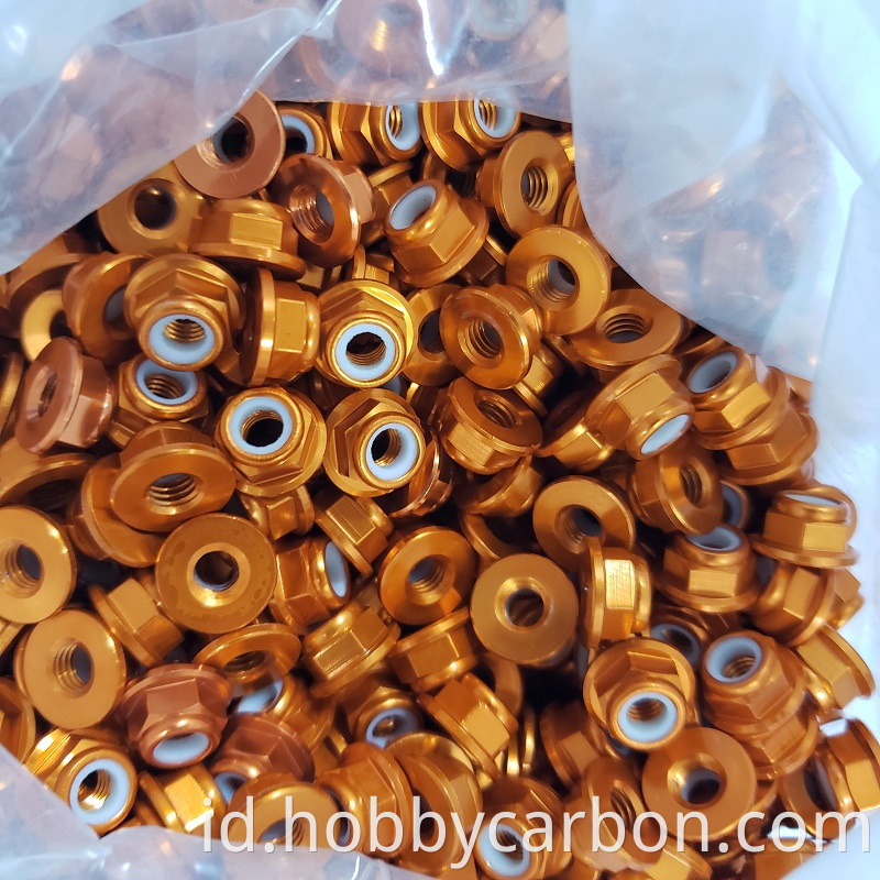 M10 Lock Nuts with Flange